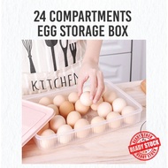 Egg Storage Egg Box Egg Tray 24 Compartments Egg Storage Box Container Organiser