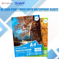 Quaff No Back print Glossy Inkjet Photo Paper A4 200gsm 20 Sheets Pack
