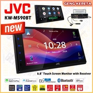 Original JVC KW-M590BT Digital Media Receiver  6.8" Capacitive Touch Monitor Double Din (Apple CarPl