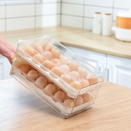 Refrigerator Egg Storage Box Rectangular Transparent Egg Special Box Drawer Egg Crisper Egg Organizing