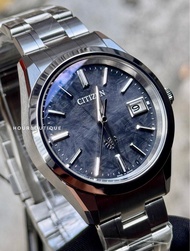 Brand New The Citizen Black Meteorite Dial Eco-Drive Super Titanium 38mmk Watch AQ4100-57E