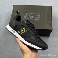 W4LZ Saiz 40-45 Emporio Armani EA7 Kasut kasual klasik serba boleh, gaya uniseks, kasut sukan bergay