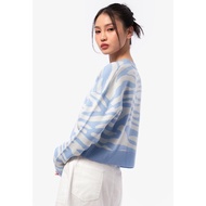 COLORBOX Printed Long Sleeve Cardigan I-COGKEY224I051 Lt. Blue GAM