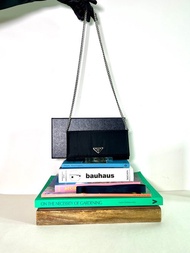 Prada long wallet 卡片套錢包長夾小手袋 原裝盒 送肩帶 中古