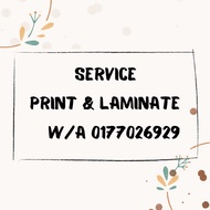 [Service] Print Color Ready To Laminate
