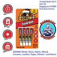 Gorilla Clear Grip Contact Adhesive - Crystal Clear / Waterproof / Use Like E6000