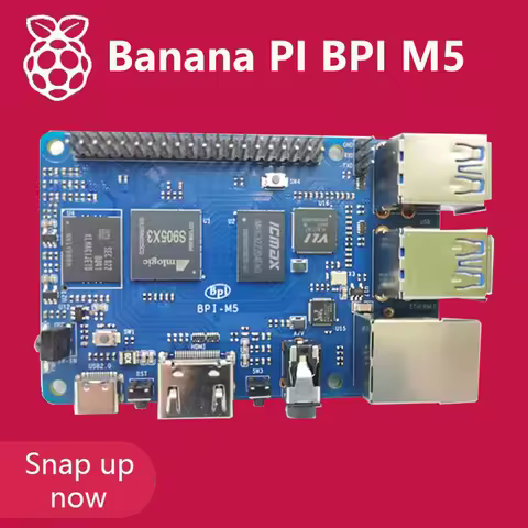 Banana PI M5 BPI M5 New Generation Single Board Amlogic S905X3 Design SBC A-rm linux