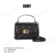 DKNY กระเป๋าสะพายข้าง รุ่น Beau Medium Top Handle Crossbody Code: R34EBB18 BGD