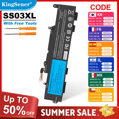 KingSener SS03XL Laptop Battery For HP EliteBook 730 735 740 745 755 830 840 846 G5 ZBook 14u G5 HSN