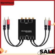 4CH Audio Isolator  Audio Noise Filter Professional 4 Channels  Ground Loop Isolator