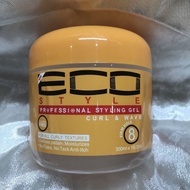 现货ECO hair care professional styling wax hair gel 300ml