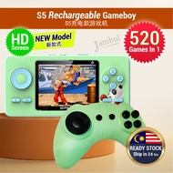 S5 520 Games In 1 Rechargeable Classic Video Gameboy Console Childhood Toy 2 Players Klasik Konsol M