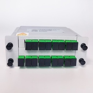 Optical Fiber Splitter 1x2/1x4/1x8/1x16 SC Cassette Box Plug-in Type Optical Splitter Box Plug-in Ty