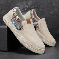 Men Shoes Casual Canvas Shoes Ethnic Style Canvas Shoes Old Beijing Canvas Shoes All-Match