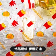 Alunum Foil Sandwich Bun Wrappers Mexican Tacos Rice Ball Packaging Paper ulation Tin Foil Honeycomb