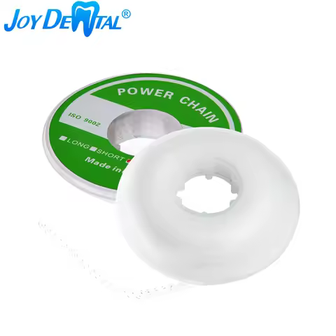 JOY DENTAL Dental Orthodontic Power Chain Clear Long Short Continuous Ultra Elastic Rubber Band Clin