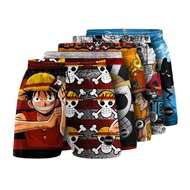 5 Pcs Trendy Cartoon Pattern Boxer Shorts for Men & Women Lotto Material