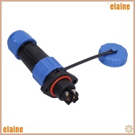 ELAINE Aviation Plug Socket, LP16 Flanged Waterproof Connector, Aviation Socket 2PIN Solderless Heav