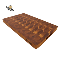 เขียงไม้สักเอนเกรน LAO WOOD รุ่น CB09