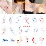 Butterfly Whale Sticker Tattoo Sticker Clavicle Back Waterproof Sticker