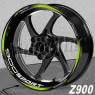 Motorcycle Wheel Rim Stickers Reflective Hub Stripe Tape Decals Accessories Waterproof For Z900 z 90