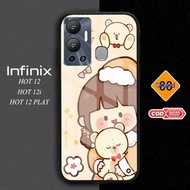 GRAND88 - HARDCASE 2D GLOSSY RORO JUMPCASING hp infinix hot 12 HOT 12i HOT 12 PLAY SMART 6 SMART 5 H