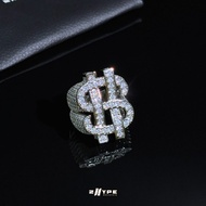 2HYPE ICED DOLLAR RING