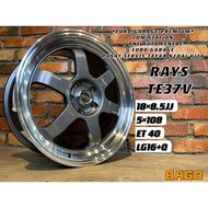 RAYS TE37V DESIGN WHEELS 18INC PEUGEOT 607 FORD FOCUS VOLVO V40 V60