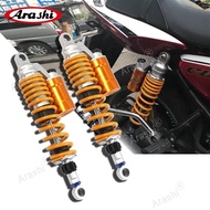 Arashi Motorcycle Rear Shock Absorber Universal Adjustable Suspension For Street & Vintage Bikes 305