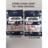 Y15ZR RS150 Y16ZR LC135 RXZ Y125Z DASH WAVE EX5 DREAM KRISS SYM - CHAIN JOINT ORING 415 428 PIN RANT