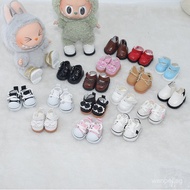 labubu Leather shoes, canvas shoes3.8CM Finger shoes BJD Baby Shoes10CM Cotton doll Lina Belle