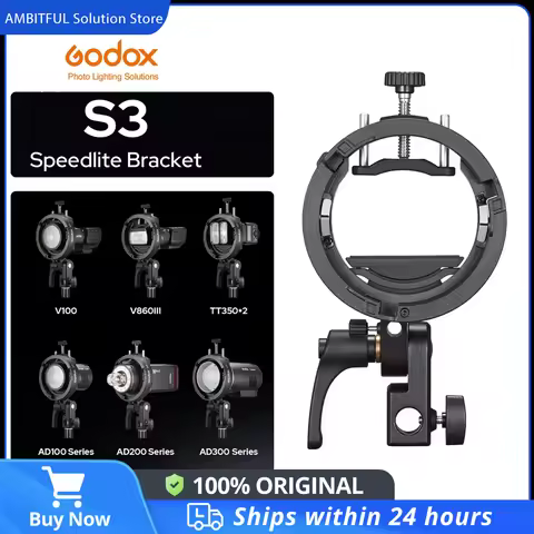 Camera flash holder Godox S3 Speedlite Bracket for Godox AD200Pro AD200Pro II AD400Pro AD400Pro II A