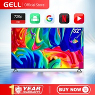 GELL smart LED tv 32 inches &amp; 32 inch android tv Netflix / Youtube tv with Free Wall Bracket on sale