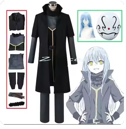 Rimuru Tempest Cosplay Costume Anime Cette fois-là, je me suis réincarné comme un Slime Vêtements Ha
