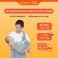 Beecorner premium newborn baby carrier is convenient, multi-position baby carrier in breathable mesh