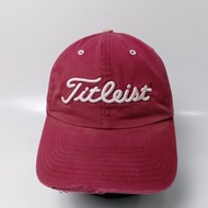 topi golf titleist merah original second