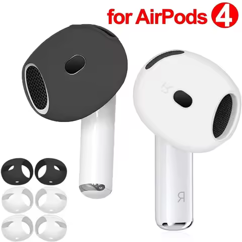 1-3 Pair For Apple AirPods 4 Silicone Replacement Earbud Protective Case Ultra Thin Anti-slip Earpho