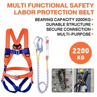 5-Point Full Body Safety Harness | OSHA EN361 Safety Belt with Hooks Anti-Fall Rope for High Altitud