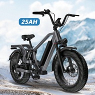 48V 25AH Electric Bicycle Electric Bike For Adults, UP To 40 Miles, Removable Battery, 20" Mountain 