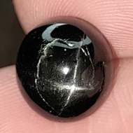 BlackStar Diopside Dim:est 11x10x5.5 mm 6.8Ct NTD Star Round Code A358