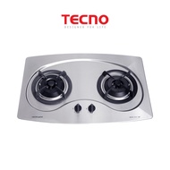 Tecno MINI2SV (2 Burners) 75cm Stainless Steel Hob