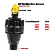 Sprinkler Nozzle Rotating Automatic Sprinkler Spray Yellow Nozzle