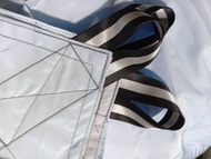 ผ้าใบ FL0-3 ขนาด 4x7 | 4X6 | 4x5 เมตร ผ้าใบถุงลมนิรภัย (แบบติดหู) ใช้บังแดดกันฝน คลุมรถยนต์