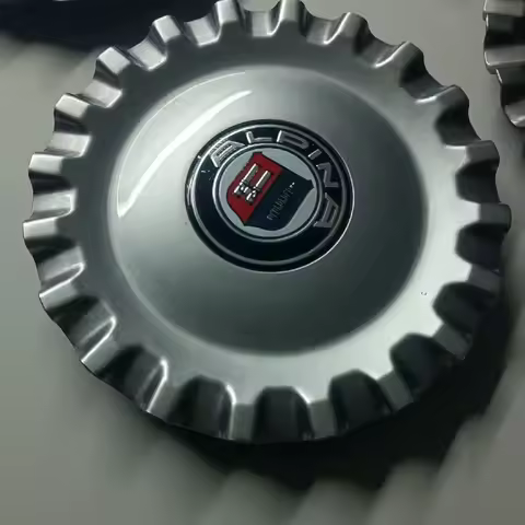 1pcs ALPINA 163mm Car Wheel Hub Center Caps Rims Dust-Proof Cover Badge Logo Emblem For Auto Exterio