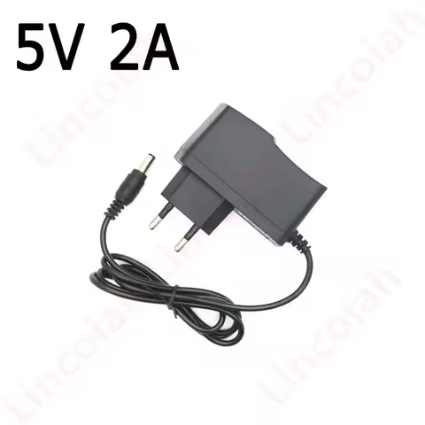 Power Supply AC/DC Adapter 5V 2A For Smart Android TV BOX H9X3 H96 MAX MAG250 MAG 250 IPTV Converter