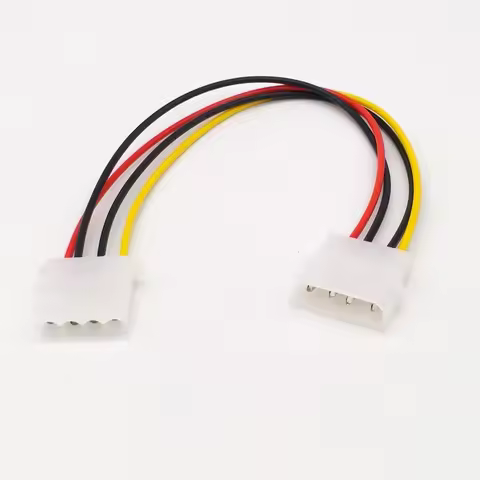 1pcs IDE 4 Pin Molex Female To 4 Pin Female Power Extension Connector Cable IDE 4 Pin Female To Fema