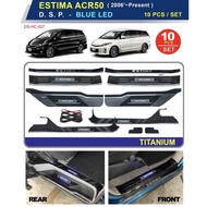 Toyota estima 2006 - 2022 acr50 acr55 foot door side step kick scuff led lamp light bodykit body kit