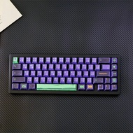Comic Style EVA-01 Keycaps PBT Dye-sub Cherry Profile Keycap Custom Keycaps Compatible with Cherry G