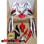 YAMAHA Y15ZR V1 Y15ZR V2 COVER SET EXCITER RC WHITE RED #TANAM STICKER COVER SET