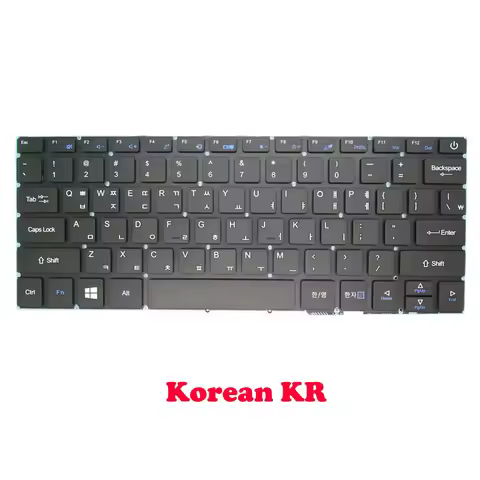 Laptop Keyboard For Jumper For EZbook 3 Pro V3 V4 EZbook LB10 Korean KR Black New For EZbook 3 Pro V